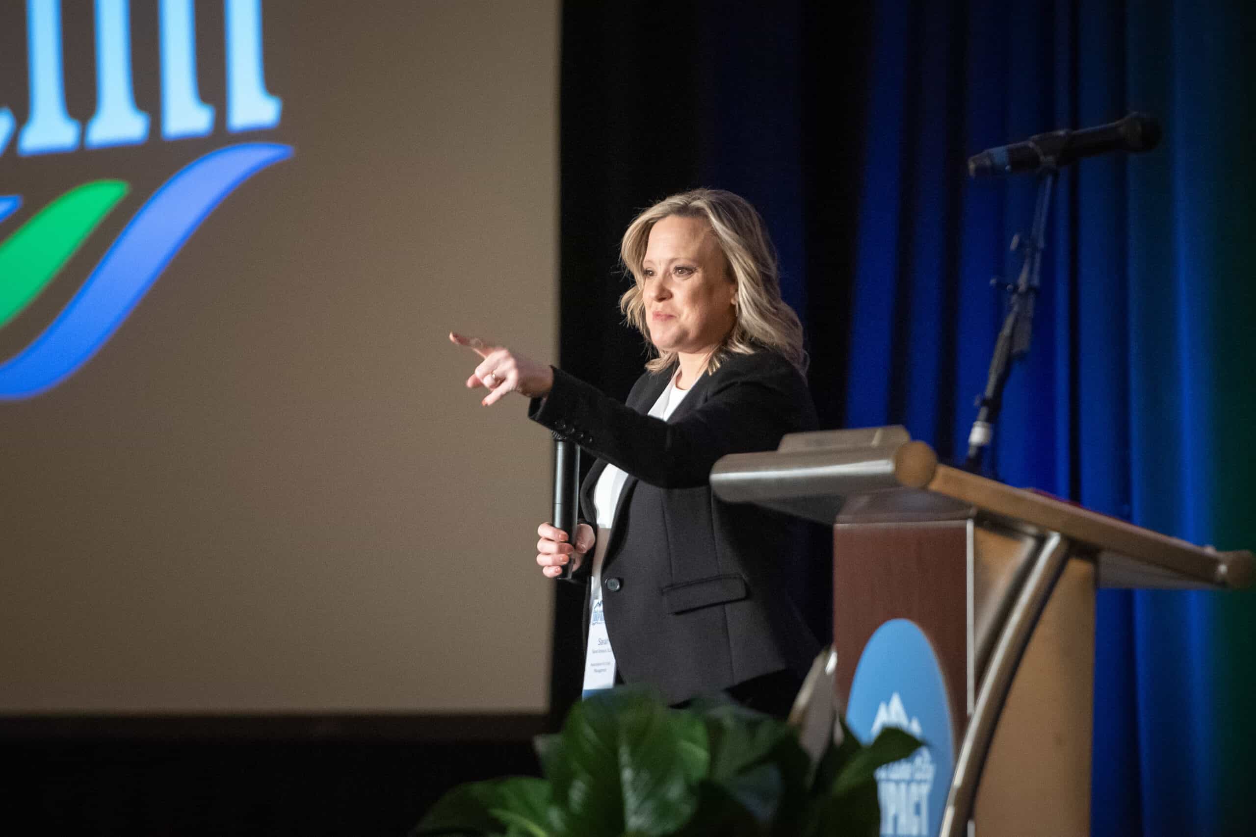 ALM President & CEO Sarah Brobeck at the 2024 IMPACT Conference 